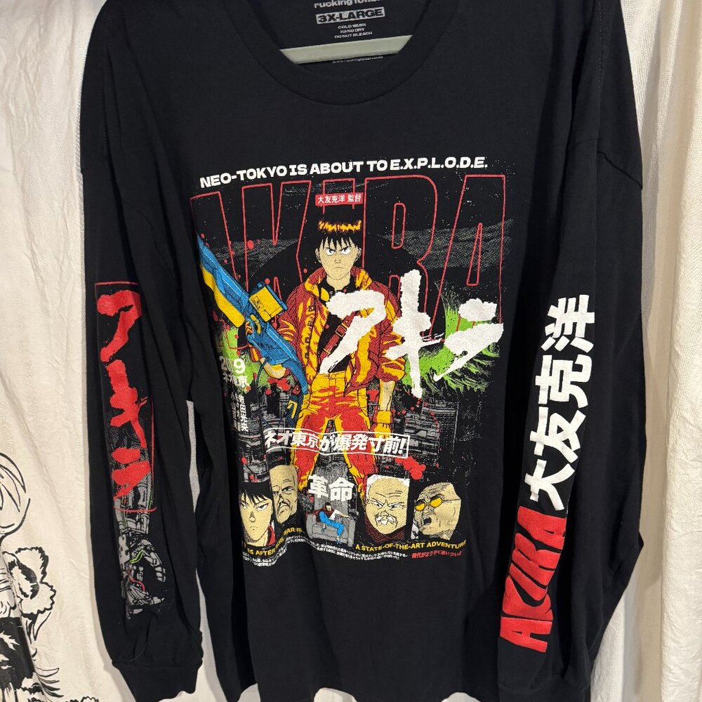 RUCKEN FOTTEN | AKIRA | Men's Long Sleeve Shirt | 3XL